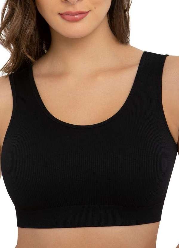 Top sem Aro e sem Bojo Trifil 4011 0008-Preto