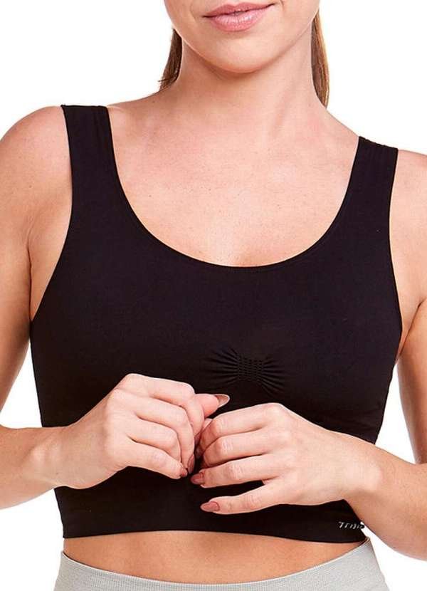 Top sem Aro e sem Bojo Trifil 4085 0008-Preto