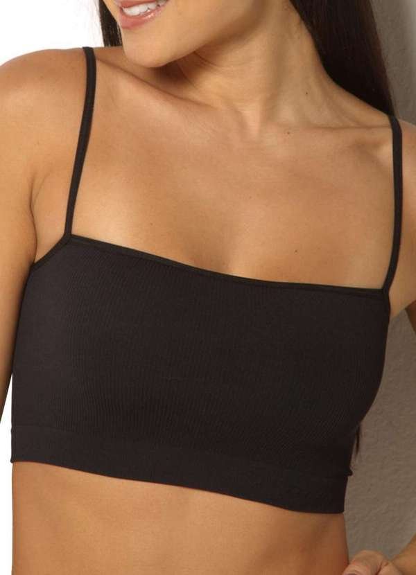 Top sem Aro e sem Bojo Trifil 4094 0008-Preto