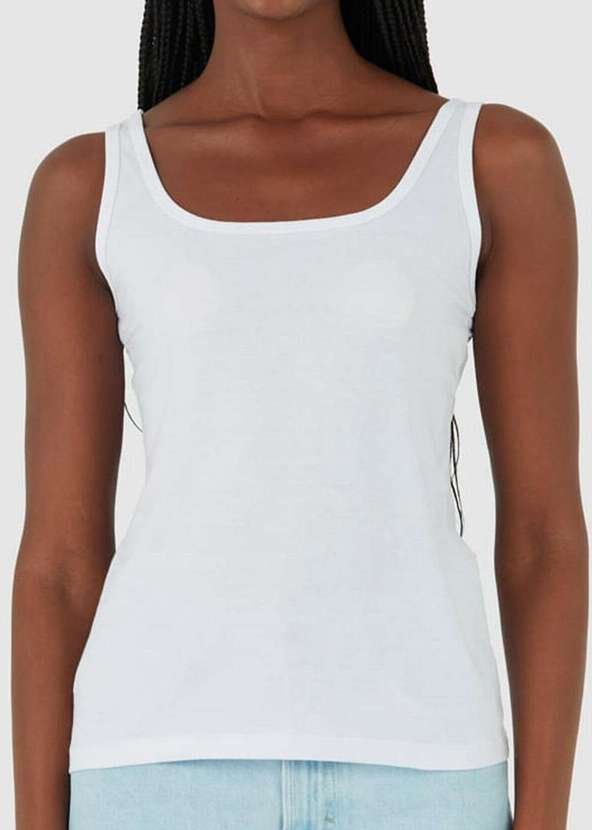 Camiseta Feminina Regata Malwee 1000004494 02316-Amarelo