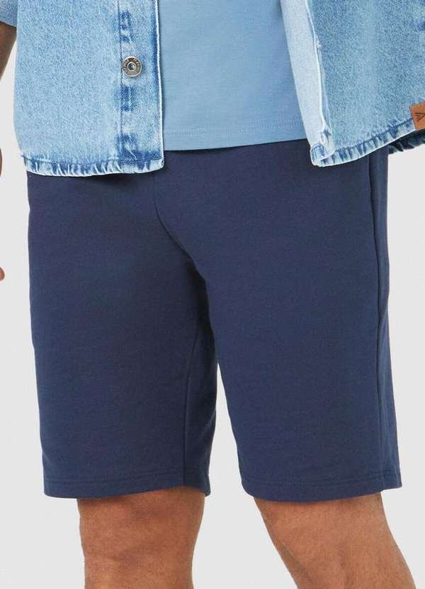 Imagem principal Bermuda Masculina Moletom Malwee 1000052229 02023-Marinho Malwee