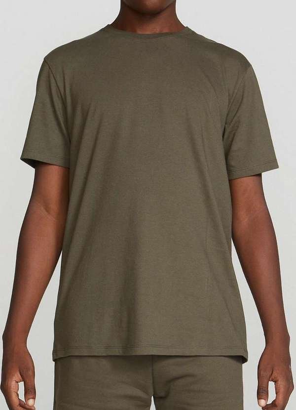 Imagem principal Camiseta Masculina Hering 201 Nat-Verde