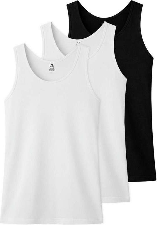 Imagem principal Kit com 3 Camisetas Regata Masculina Hering 0199 Branco-Preto Hering