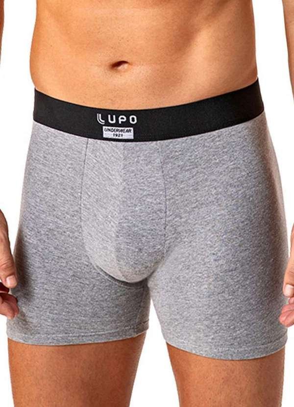 Imagem principal Cueca Boxer Lupo 18430-001 8820-Chumbo-Mescla Lupo
