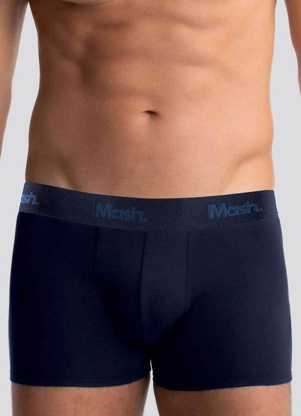 Imagem principal Cueca Boxer Mash 150.23 Algodão Pima Az08-Azul-Marinho MASH