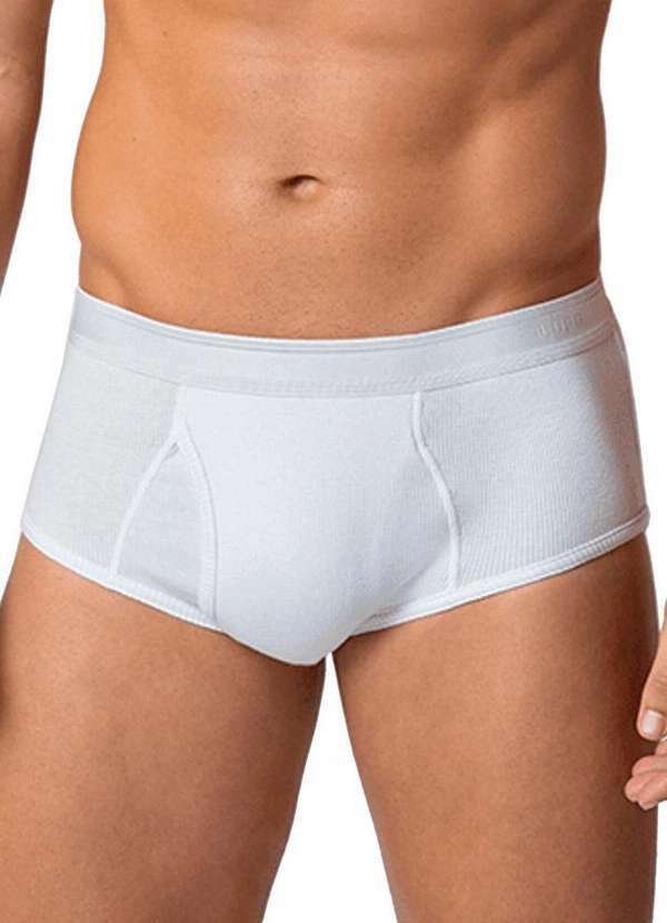 Imagem principal Cueca Slip Lupo com Abertura 546-003 1110-Branco Lupo