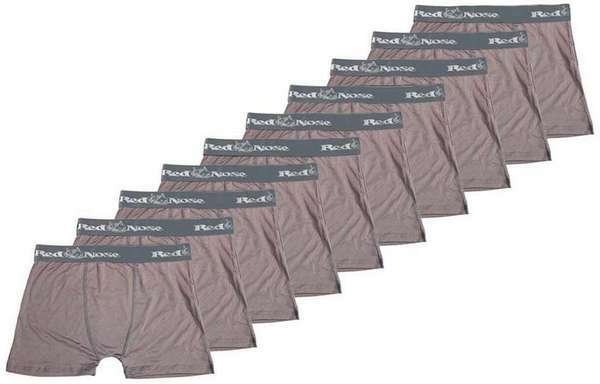 Imagem principal Kit com 10 Cuecas Boxer Red Nose 320 Cinza Red Nose