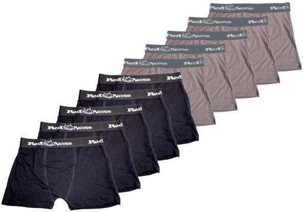 Imagem principal Kit com 10 Cuecas Boxer Red Nose 320 Preto-Cinza Red Nose