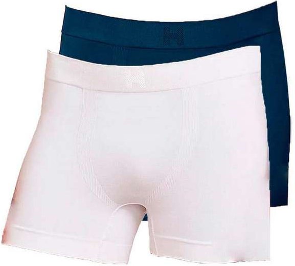 Imagem principal Kit com 2 Cuecas Boxer Hope Smc61020 Branco-Azul Hope