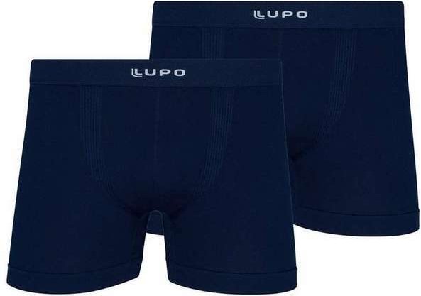 Imagem principal Kit com 2 Cuecas Boxer Lupo 661-001 2800-Marinho Lupo