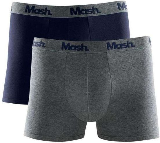Imagem principal Kit com 2 Cuecas Boxer Mash 110.36 Az08-Marinho-Cinza MASH