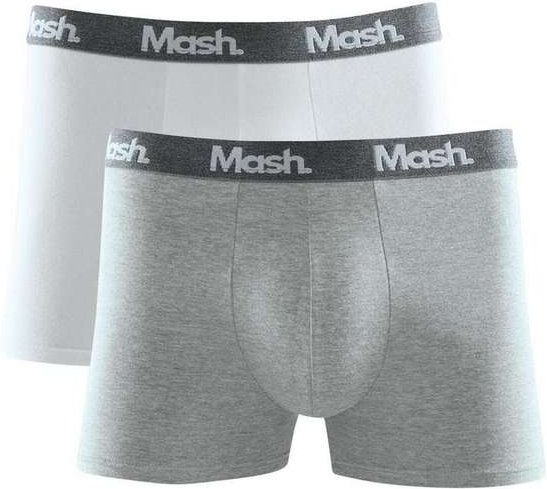 Imagem principal Kit com 2 Cuecas Boxer Mash 110.36 Br00-Branco-Cinza MASH