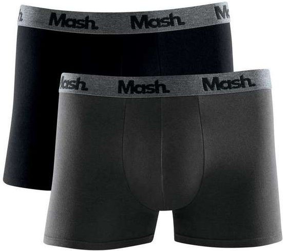 Imagem principal Kit com 2 Cuecas Boxer Mash 110.36 Pt00-Preto-Chumbo MASH