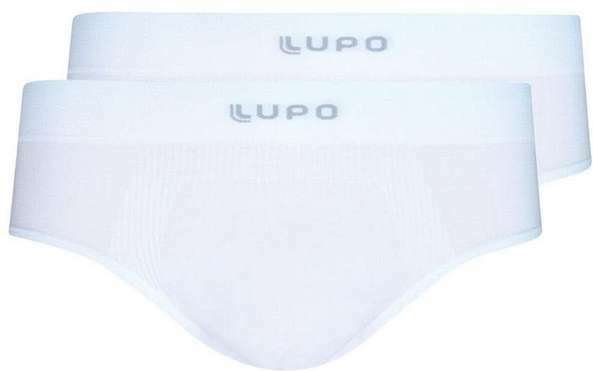 Imagem principal Kit com 2 Cuecas Slip Lupo 681-001 Branco Lupo