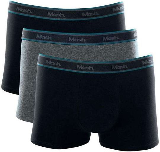 Imagem principal Kit com 3 Cuecas Boxer Mash 110.34 Pt00-Preto-Chumbo MASH