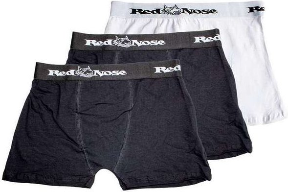 Imagem principal Kit com 3 Cuecas Boxer Red Nose 320 Preto-Branco Red Nose