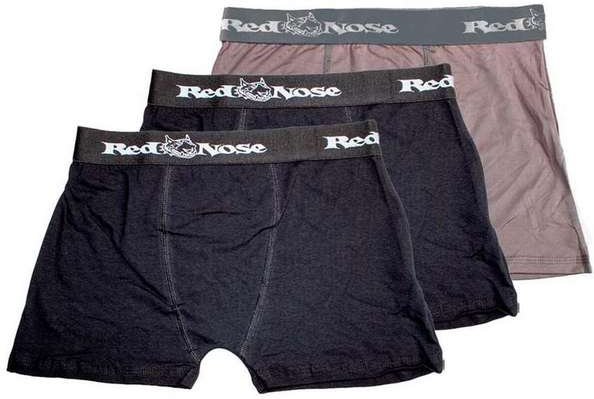 Imagem principal Kit com 3 Cuecas Boxer Red Nose 320 Preto-Cinza Red Nose