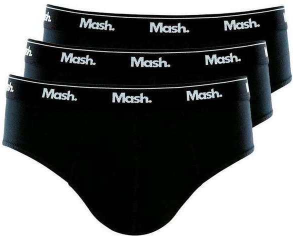 Imagem principal Kit com 3 Cuecas Slip Mash 073.58 Preto MASH
