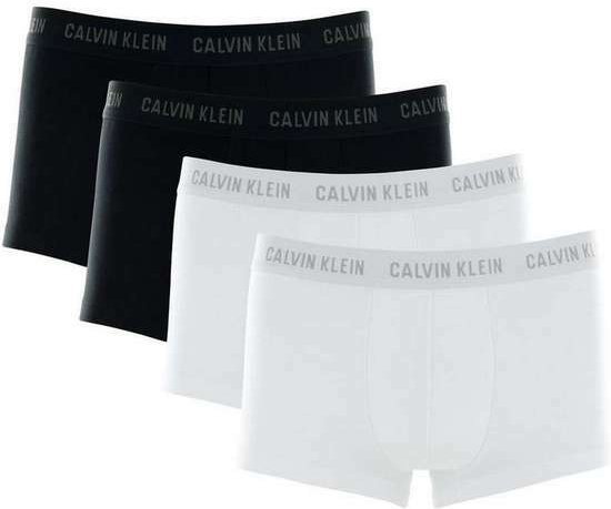 Imagem principal Kit com 4 Cuecas Boxer Calvin Klein C11.07 Br00-Branco-Branco-Preto-Preto Calvin Klein