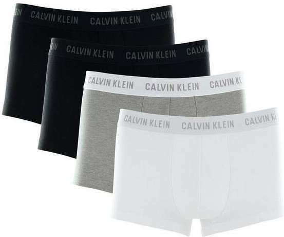 Imagem principal Kit com 4 Cuecas Boxer Calvin Klein C11.07 Pt00-Preto-Preto-Cinza-Branco Calvin Klein