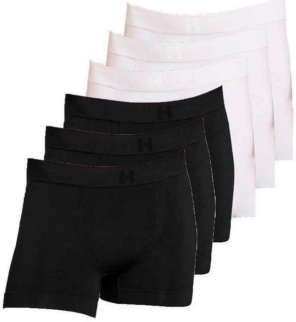 Imagem principal Kit com 6 Cuecas Boxer Hope Smc61020 Preto-Branco Hope