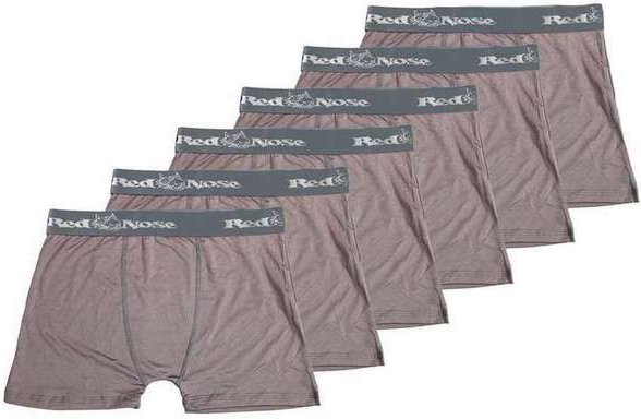 Imagem principal Kit com 6 Cuecas Boxer Red Nose 320 Cinza Red Nose