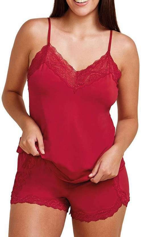 Pijama Feminino Curto Hope Lcs550 Vez-Vermelho-Zaire