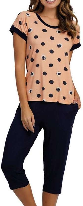 Pijama Feminino Curto Podiun 265052 469-Poá-Solar