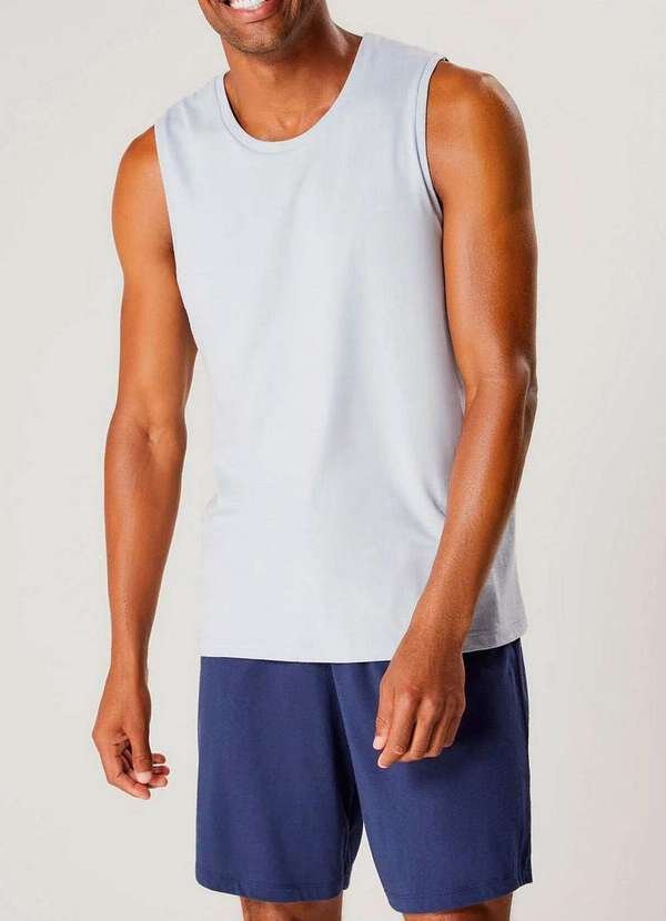 Imagem principal Pijama Masculino Curto Hering 7ata Az5-Azul-Claro Hering