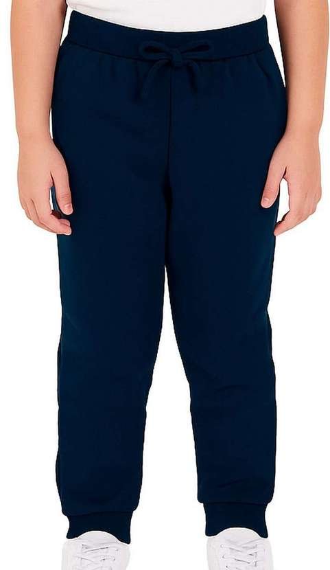 Imagem principal Calça Infantil Menina Moletom Malwee 1000085541 02023-Azul-Marinho Malwee