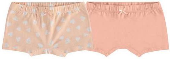 Kit com 2 Calcinhas Infantil Malwee 1000111502 D024u-Salmão