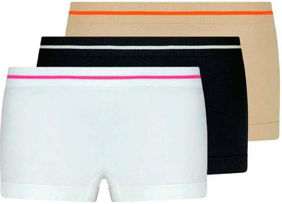 Imagem principal Kit com 3 Calcinhas Infantil Lobinha 18720-001 Branco-Preto-Natural-Peach Lupo Lupo