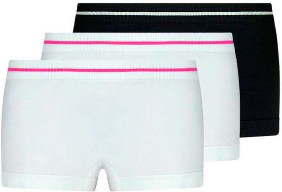 Imagem principal Kit com 3 Calcinhas Infantil Lobinha 18720-001 Branco-Preto Lupo Lupo