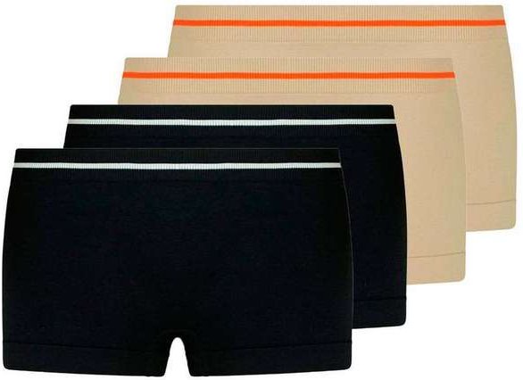 Imagem principal Kit com 4 Calcinhas Infantil Lobinha 18720-001 Preto-Natural-Peach Lupo Lupo