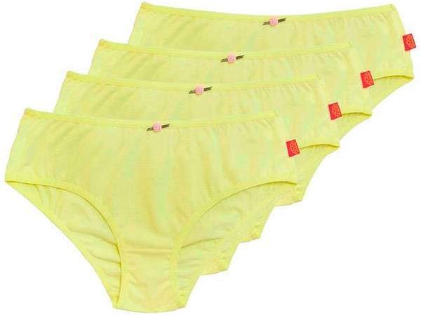 Imagem principal Kit com 4 Calcinhas Infantil Sanny 212830 Amarelo-Vanilla Sanny