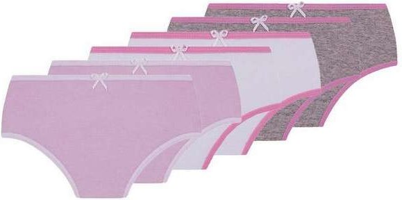 Imagem principal Kit com 6 Calcinhas Lobinha 18101-089 Infantil 0900-Lilás-Branco-Cinza Lupo Lupo