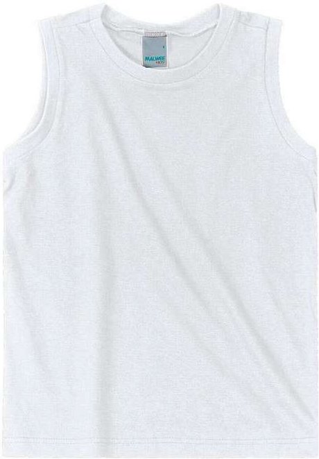 Imagem principal Camiseta Regata Infantil Menino Malwee 1000086766 00001-Branco Malwee