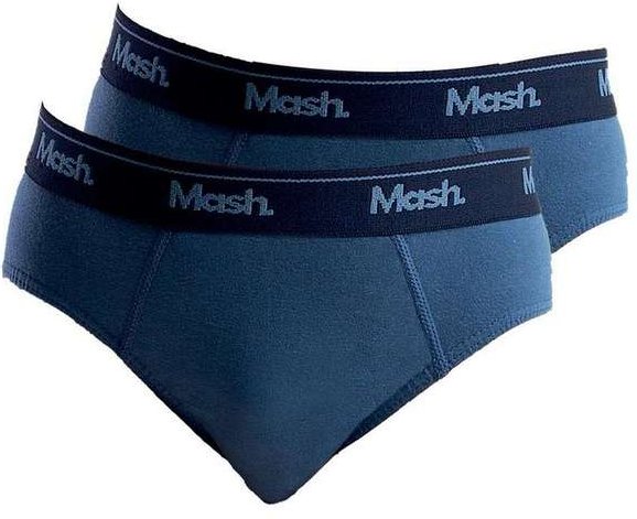 Kit com 2 Cuecas Infantil Slip Mash 193.01 Azul-Jeans