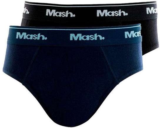 Kit com 2 Cuecas Infantil Slip Mash 193.01 Marinho-Preto