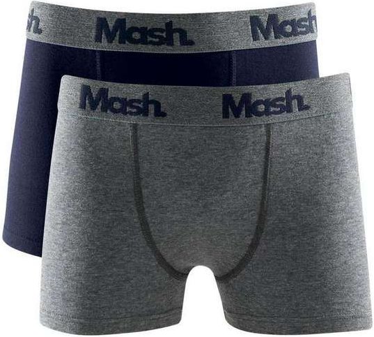 Imagem principal Kit com 2 Cuecas Infantil Boxer Mash 110.37 Az08-Marinho-Cinza MASH