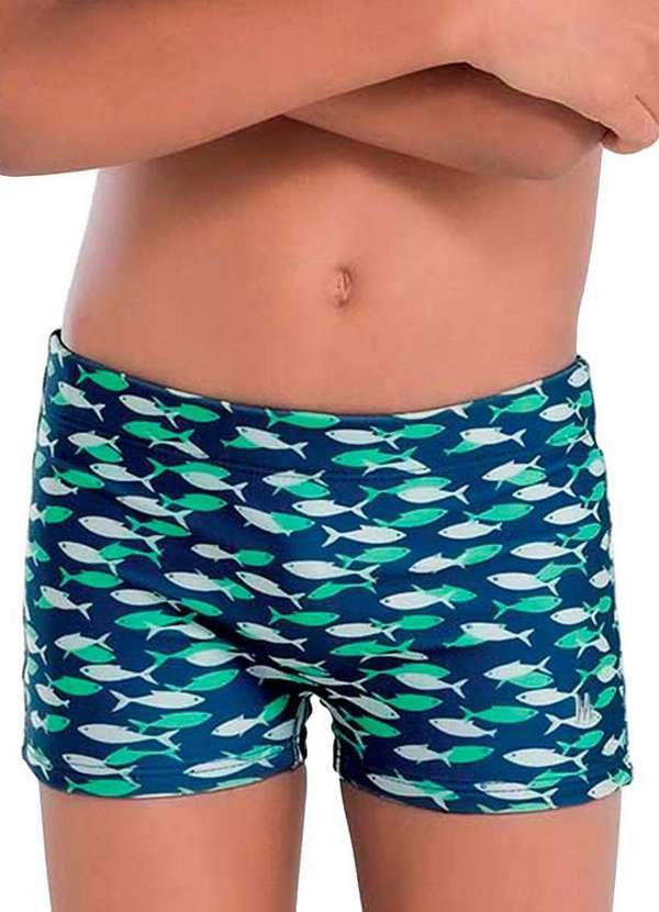 Imagem principal Sunga Praia Infantil Mash 310.87 Az08-Azul-Marinho MASH