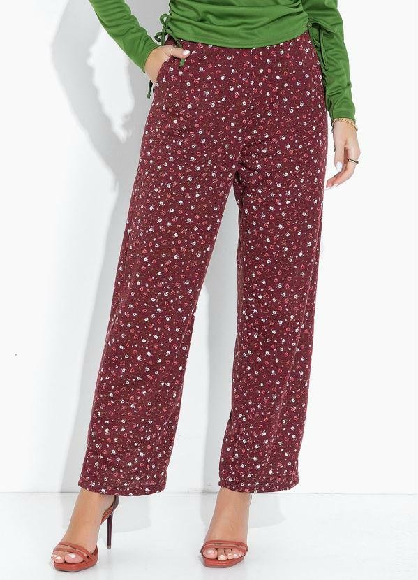 Imagem principal Calça Mini FloralCom Bolsos Funcionais Moda Pop Moda Pop