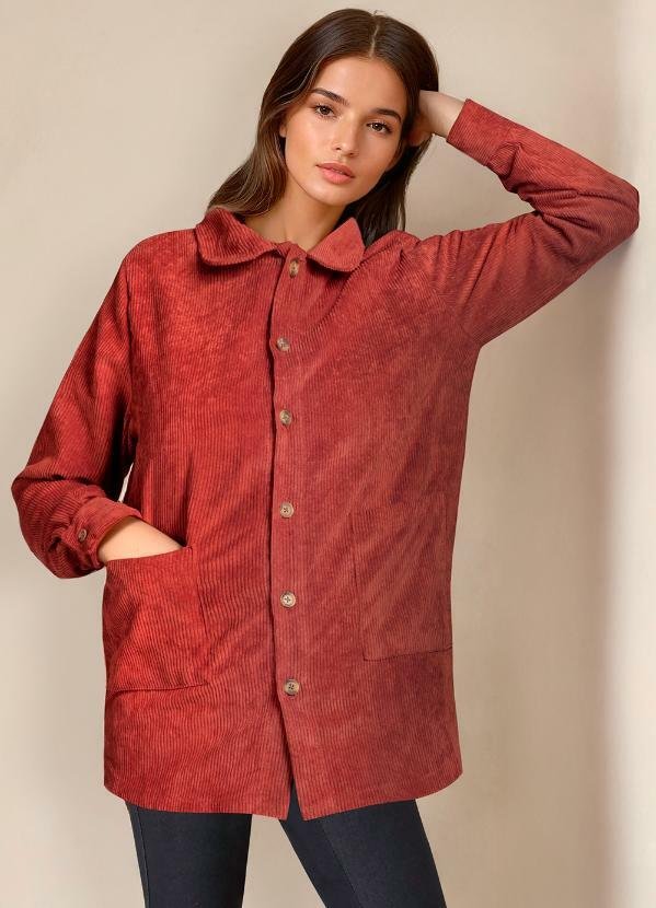 Imagem principal Casaco Ferrugem em Veludo Cotelê bonprix bonprix