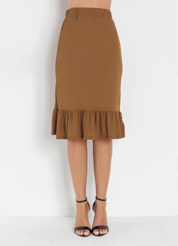 Imagem principal Saia com Forro Caramelo Rosalie Rosalie