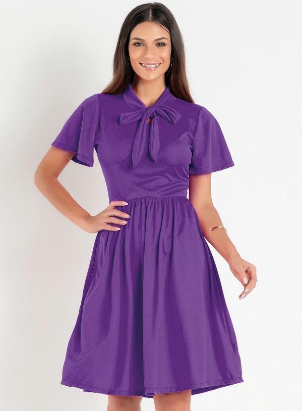 Imagem principal Vestido Roxo com Amarração Rosalie Rosalie
