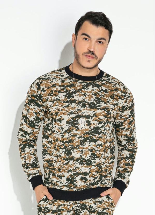 Imagem principal Casaco Camuflada com Punho Moda Pop Moda Pop