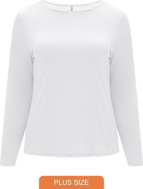 Imagem principal Blusa Mullet Manga Longa Branco Lunender Mais Mulher Lunender Mais Mulher