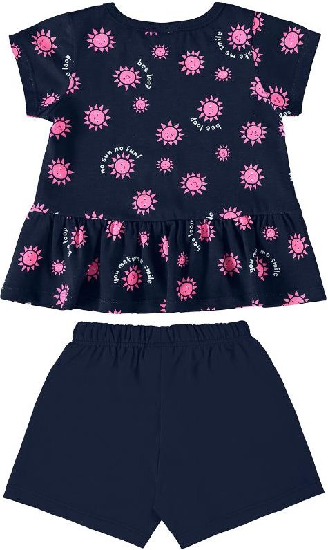 Imagem principal Conjunto Blusa e Short Bebê Menina Azul Bee Loop Bee Loop