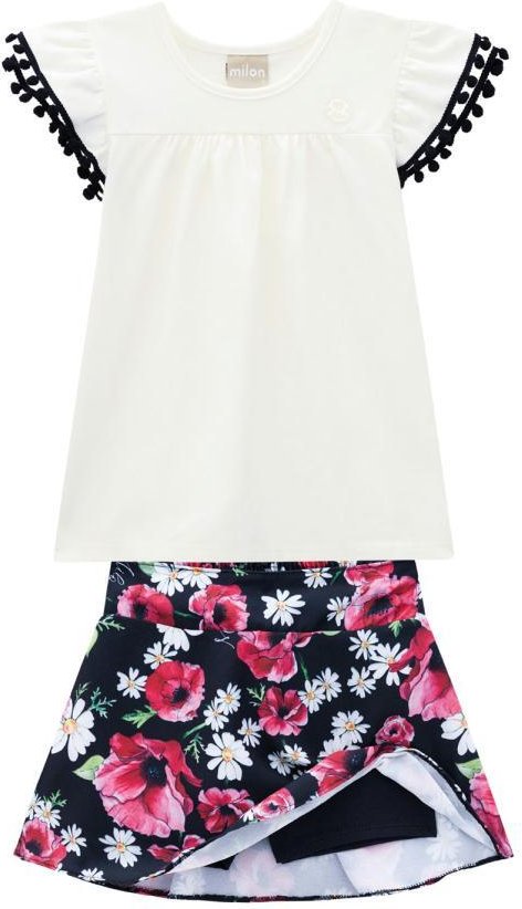 Imagem principal Conjunto Infantil Feminino Off White Milon Milon