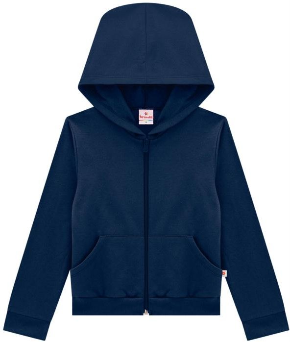 Imagem principal Jaqueta Infantil Menina Moletom Azul Brandili Brandili